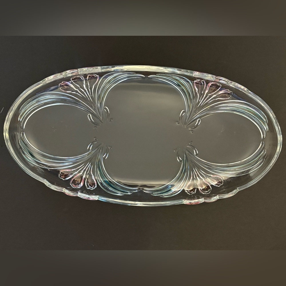 Mikasa Tivoli Tulip Bouquet Serving Platter / Tray - 15”x8”